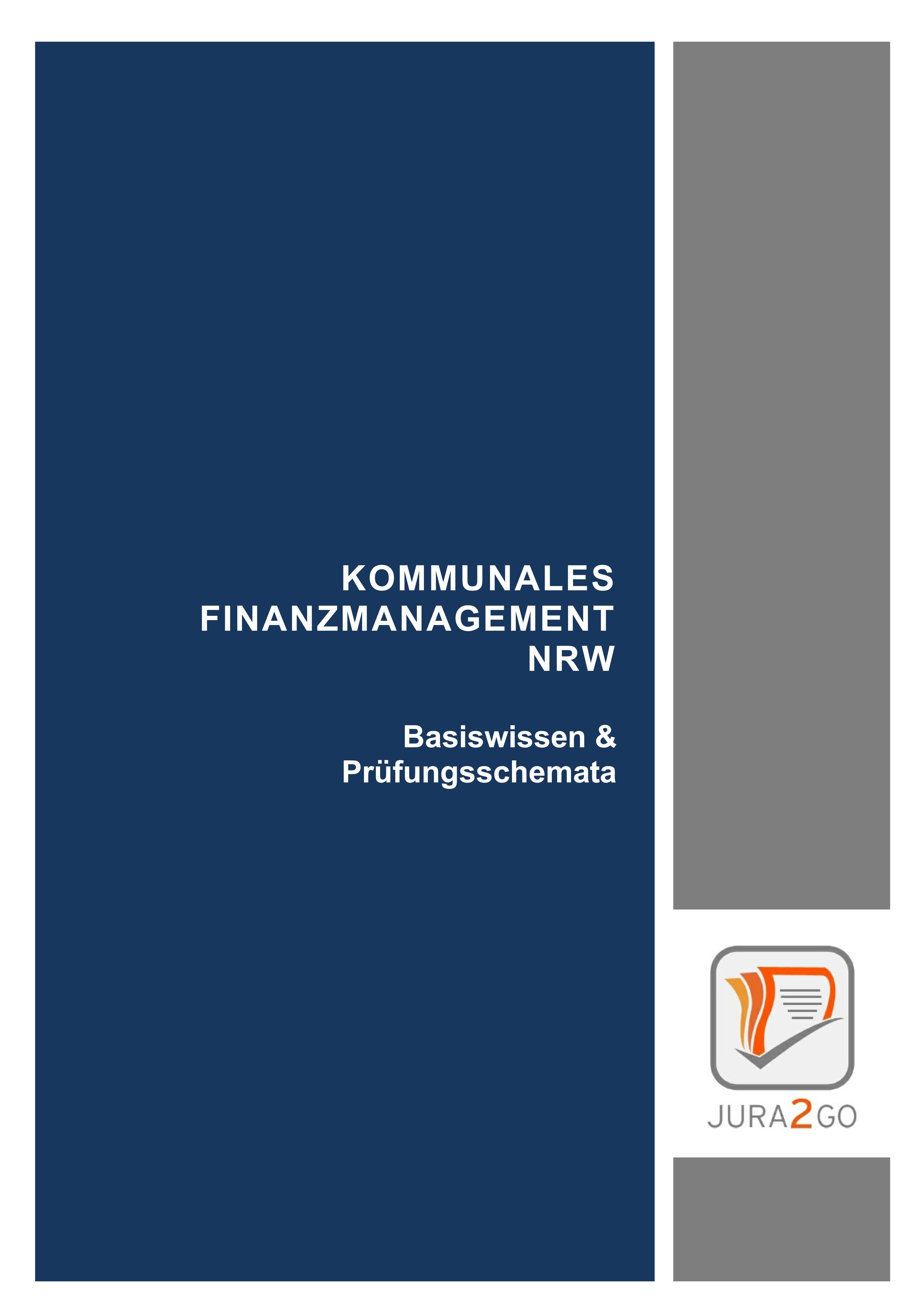 Titelbild des Buches Kommunales Finanzmanagement NRW, exvoRep